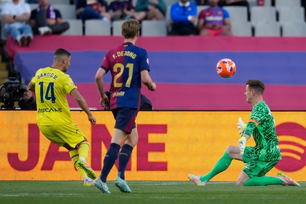 El Villarreal tumba al campeón y vuelve a la Champions. EFE / Enric Fontcuberta