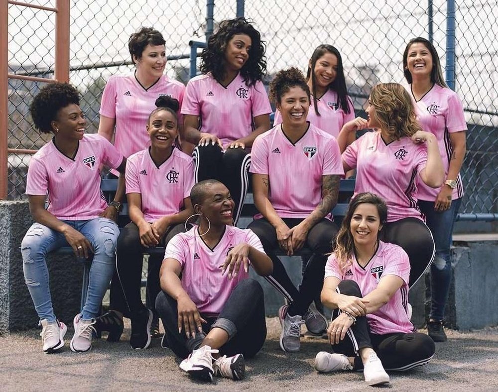 São Paulo e Flamengo lançam camisa rosa. Goal