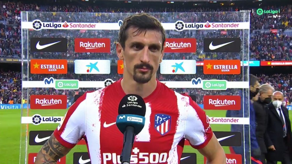 Savic falou após a dura goleada sofrida por 4 a 2 para o Barça. Captura/MovistarLaLiga