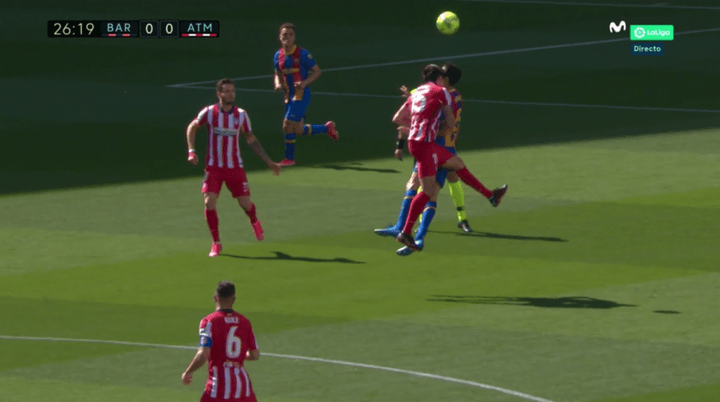 Busquets left field after nasty head clash of heads with Savic