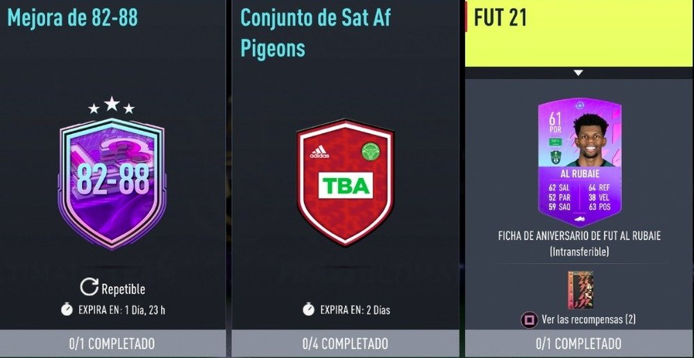 SBC 'FUT 21'. EA Sports (FIFA 22)