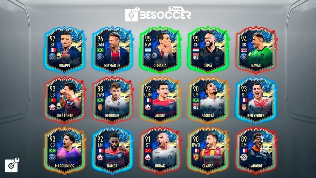 SBC 'TOTS Ligue 1 garantizado'. Team BeSoccer
