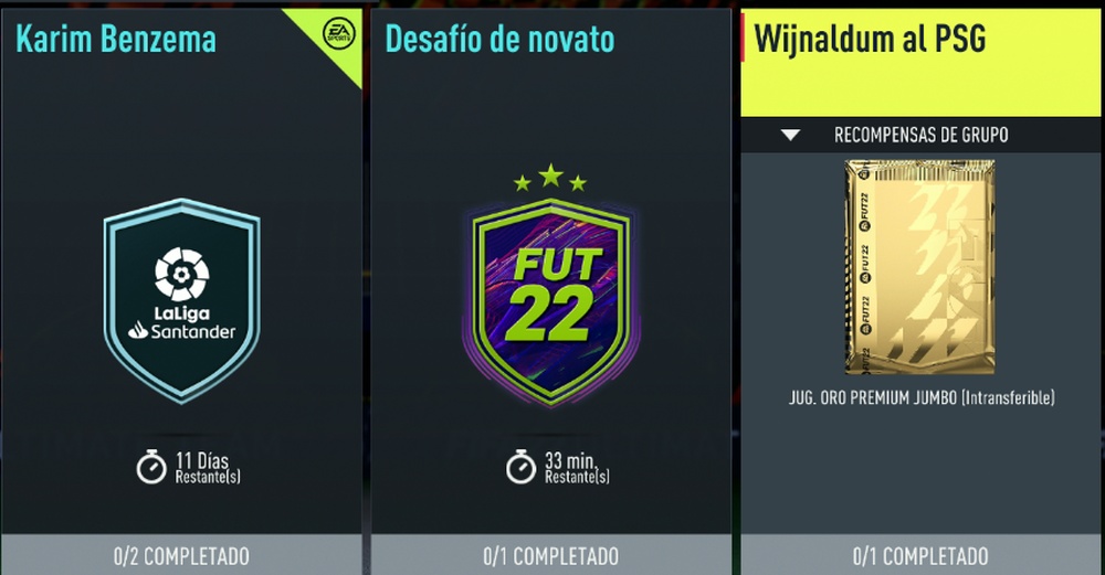 SBC 'Wijnaldum al PSG'. EA Sports