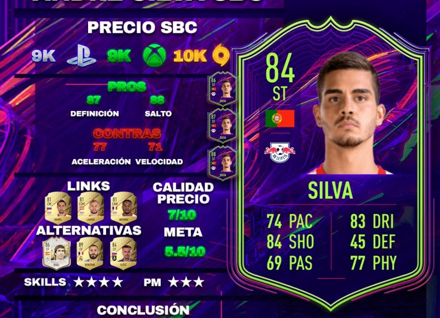 SBC de André Silva OTW. Team BeSoccer