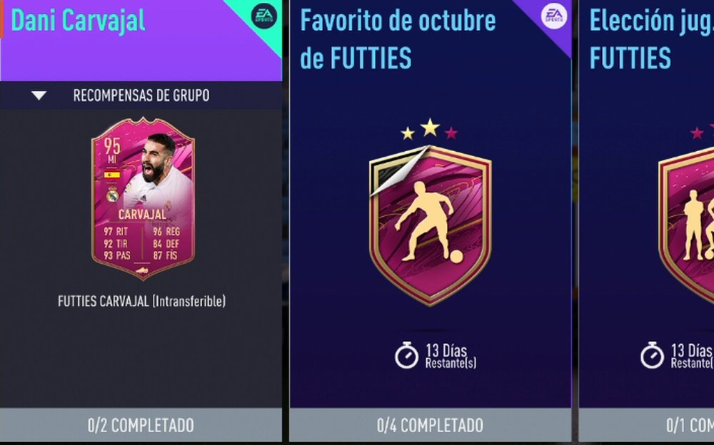 SBC de Dani Carvajal FUTTIES. EA Sports