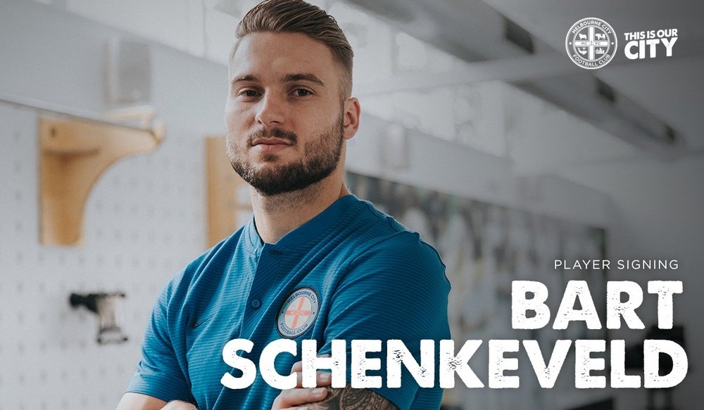 Schenkeveld ya es nuevo jugador del Melbourne City. MelbourneCity