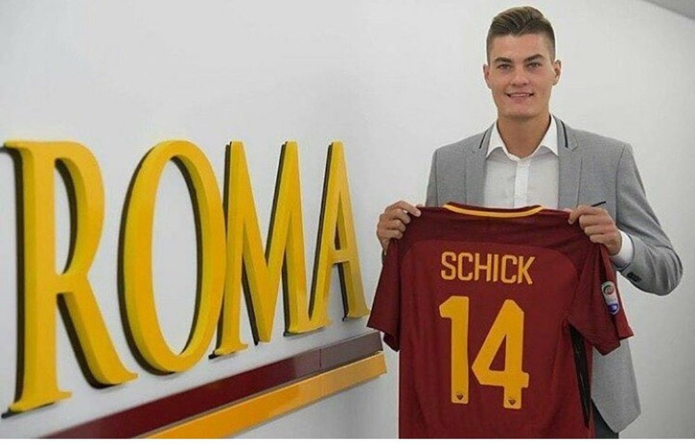Schick est un nouveau joueur de la Roma. ASRoma