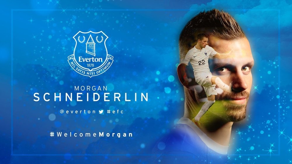 Everton welcoming Schneiderlin. Everton FC