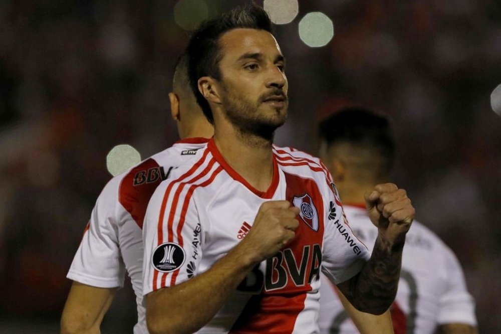 La gesta de River Plate en la Copa Libertadores captó todas las miradas. EFE