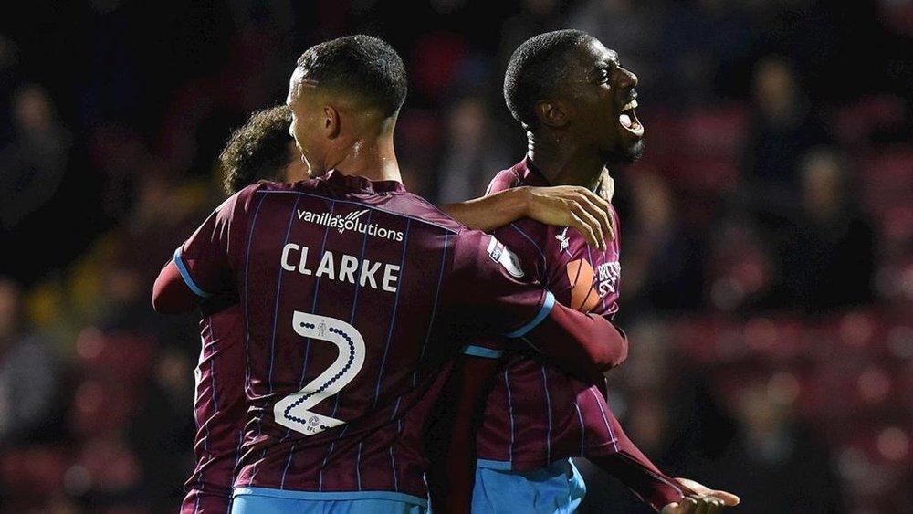 Adelakun has caught the eye of Championship scouts. ScunthorpeUnited