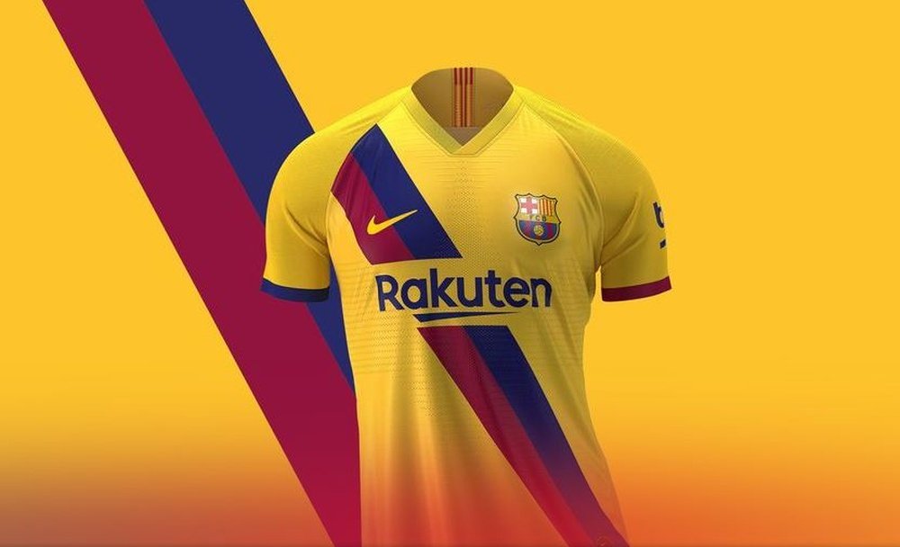 Le Barça annonce son second maillot pour la saison 2019-2020. Capture/FCBarcelona
