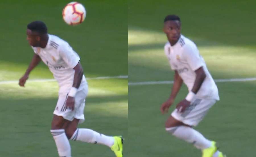 Vinicius volvió a jugar a con el Real Madrid