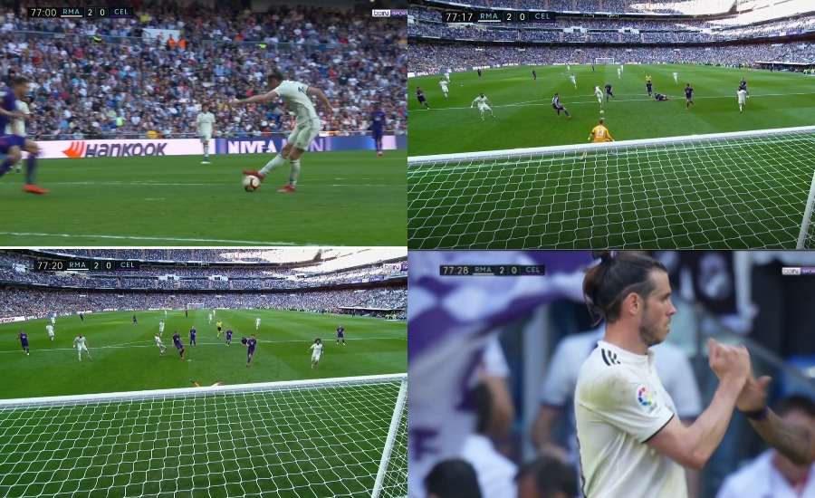 Secuencia del gol de Bale ante el Celta