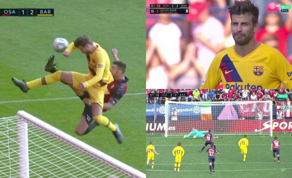 Piqué concède un penalty face à Osasuna qui arrache le nul. Movistar+