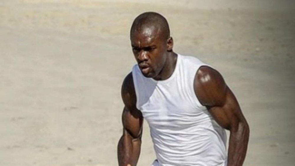 Seedorf has clearly been training to keep in peak condition. Instagram/ClarenceSeedorf
