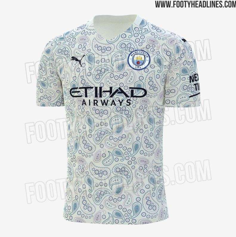 A surpreendente possível nova camisa do Manchester City
