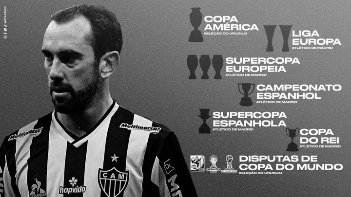 Officiel : Diego Godín signe à l'Atlético Mineiro