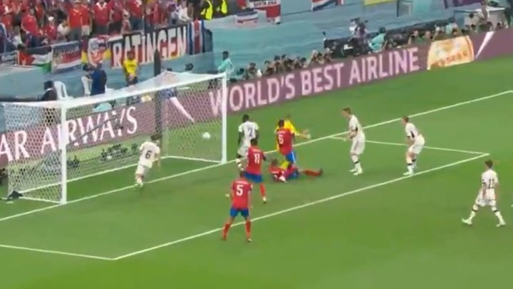 Costa Rica metió miedo a España: Vargas anotó el 1-2 ante Alemania