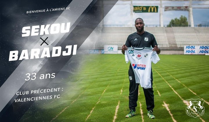 Sekou Baradji signe à Amiens