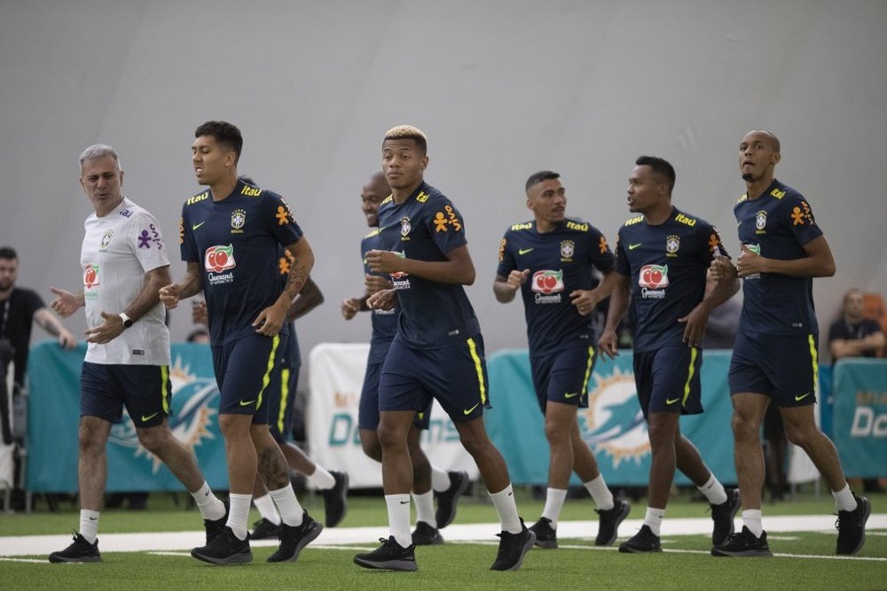 Seleção Brasileira inicia treinos para amistosos de setembro. CBF/Lucas Figueiredo