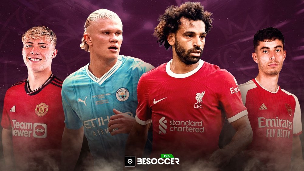 Haaland leads the race for the PL's Golden Boot. BeSoccer Pro