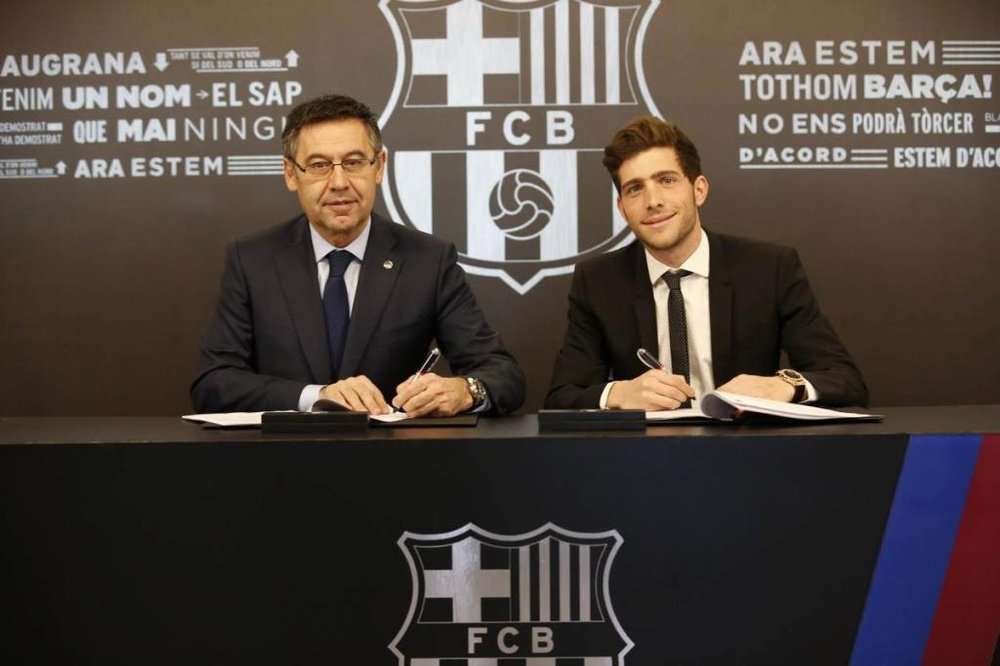 Sergi Roberto assina até 2022. FCBarcelona