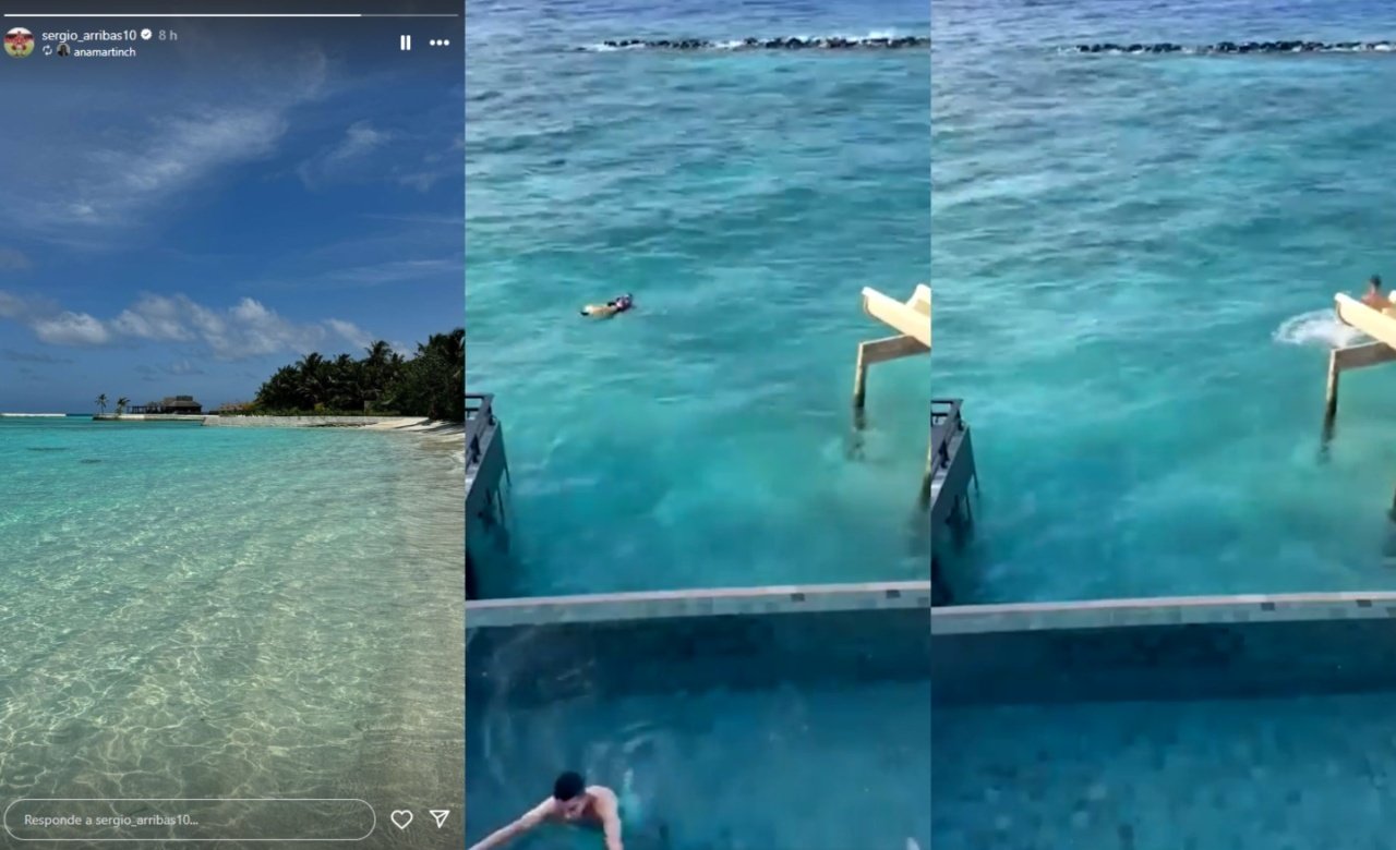 Arribas salvó a una pareja que se estaba ahogando en las Maldivas