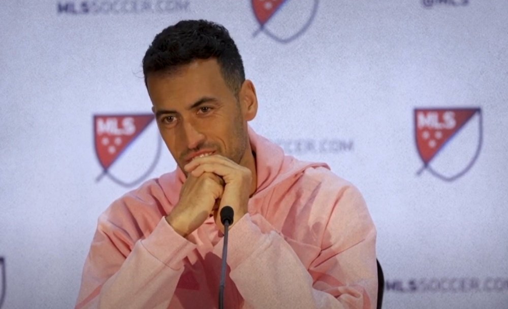 Busquets habló en el 'media day'. Captura/MLS