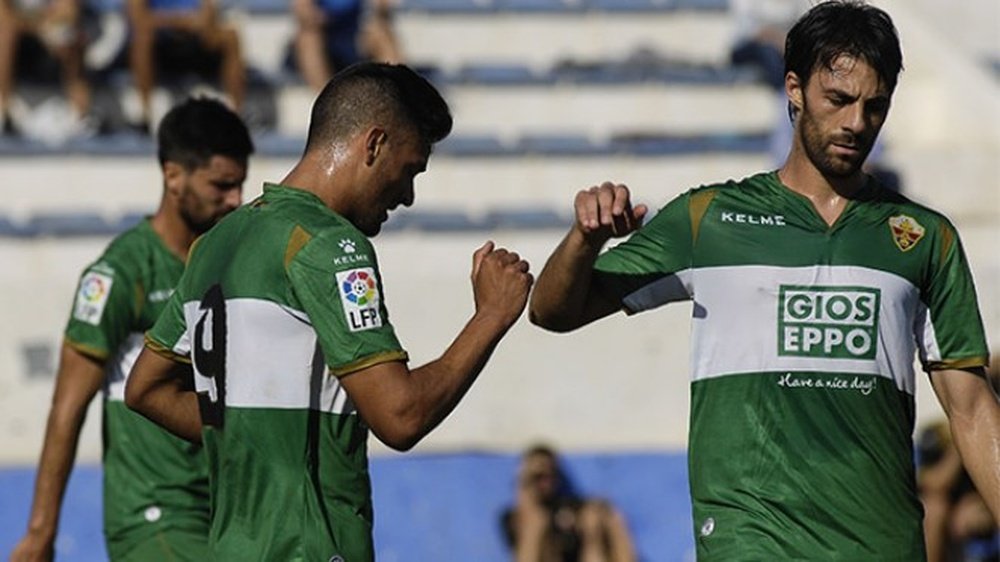 Sergio Pelegrín no ha jugado ni un minuto con el Elche en la pretemporada. ElcheCF