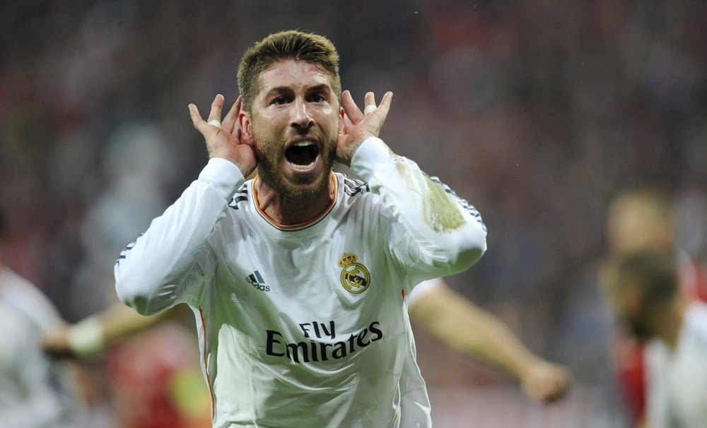 Ramos scored a double against Bayern in 2014. EFE