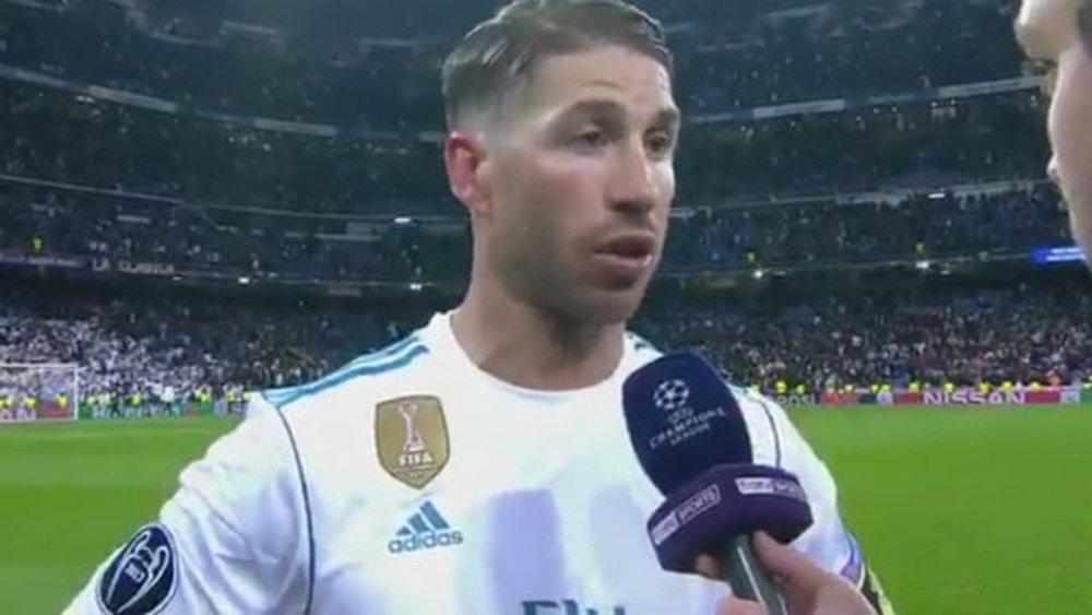 Ramos is not Liverpool's biggest fan at the moment. Captura/beINSports