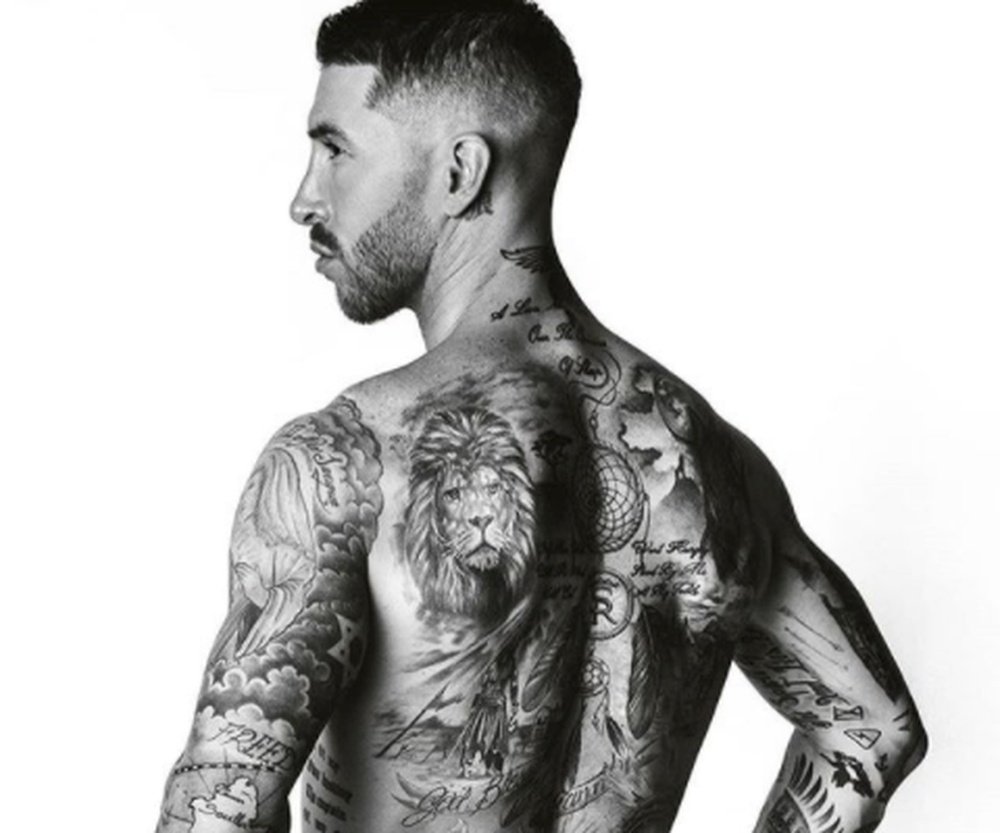 Sergio Ramos ha hecho de su cuerpo una obra de arte. Instagram