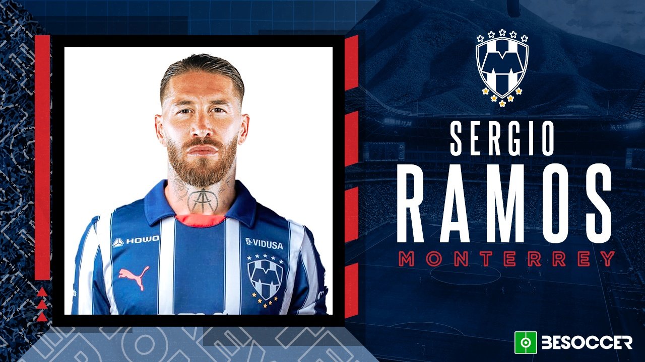 Sergio Ramos is a new Monterrey player. BeSoccer