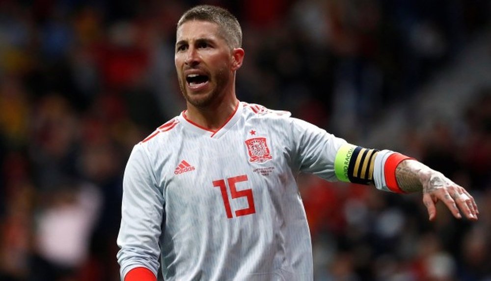 Ramos quer bater os pênaltis da Espanha. AFP