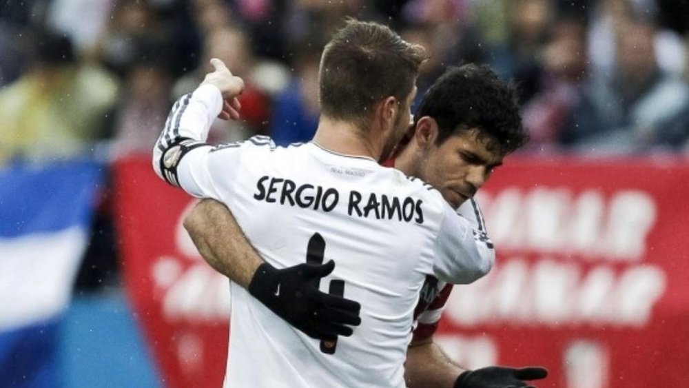 The love-hate relationship between Ramos and Costa. EFE
