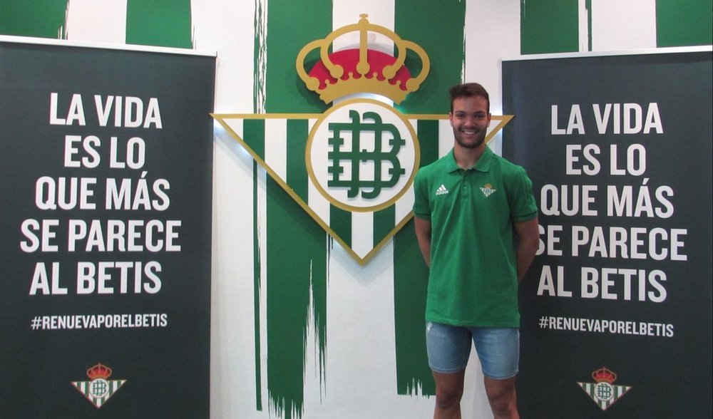 Sergio Tienza defenderá la portería del Betis Deportivo la próxima temporada. Twitter/RealBetis
