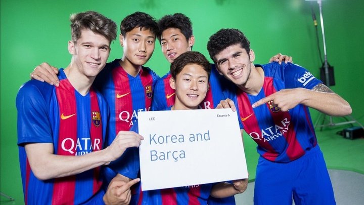 OFICIAL: Promissor coreano da cantera do Barça encontra equipe na Grécia