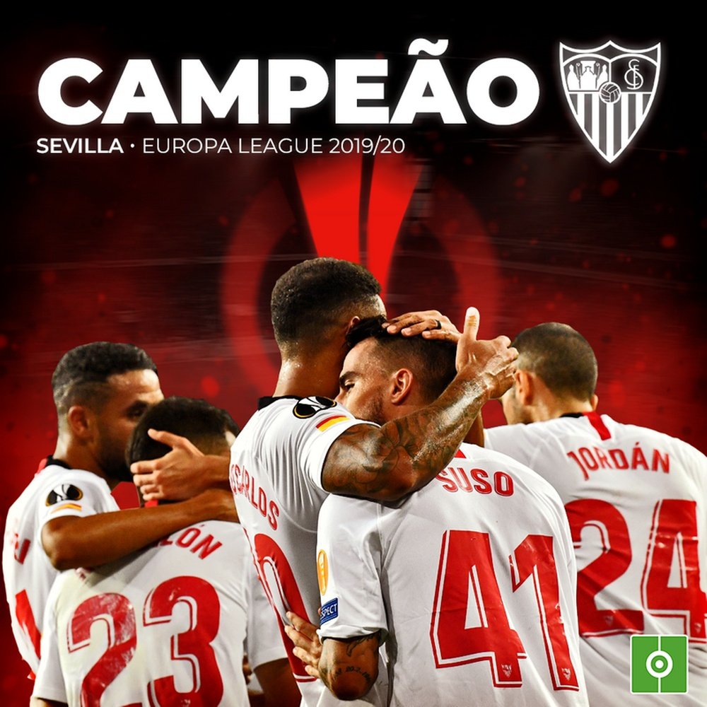 Sevilla, campeão da Liga Europa 2019/20. BeSoccer