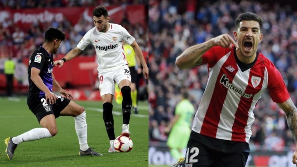 Sevilla y Athletic se juegan algo más que jugar en Europa en la última jornada. BeSoccer/EFE