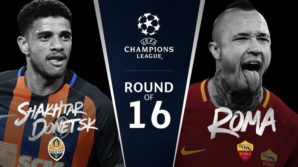 Shakhtar-Roma nos oitavos da Champions. UEFA