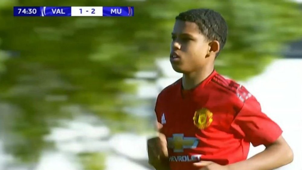 Shola Shoretire is only 14. Captura/YouthLeague
