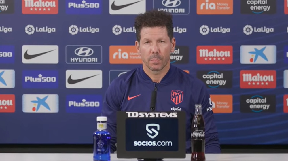 Simeone habló de Griezmann y Joao Félix. Captura/ClubAtléticodeMadrid