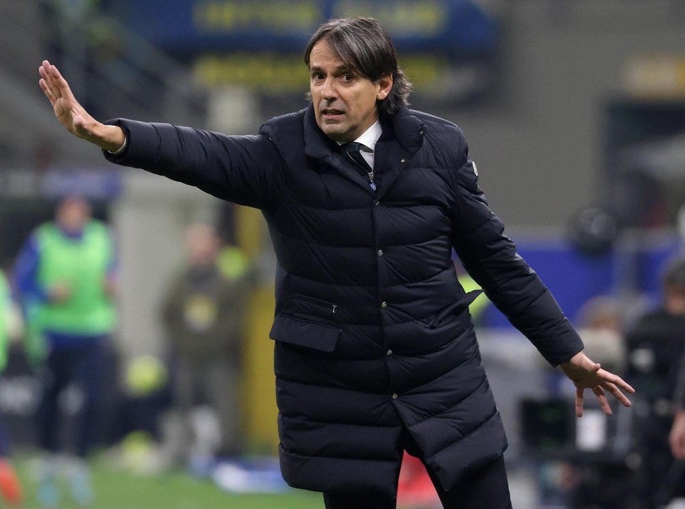 El Inter de Inzaghi, preparado para alzar la Supercopa de Italia. EFE