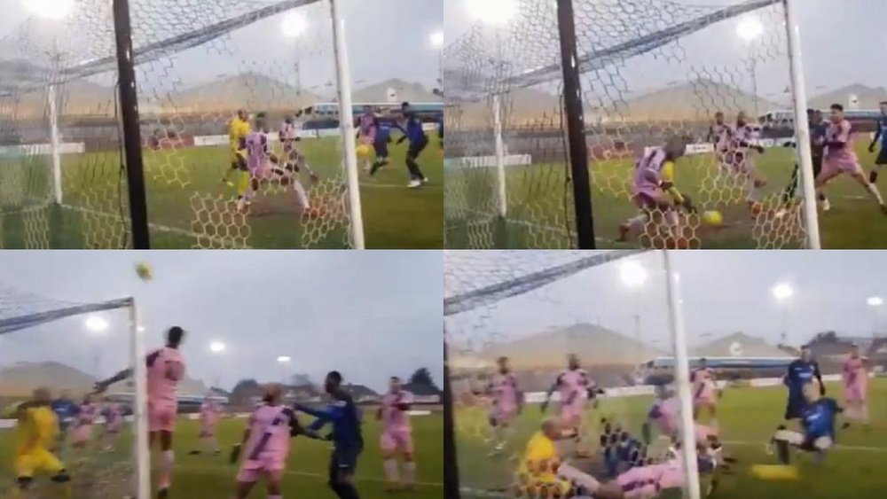 Hasta cinco ocasiones y no fue gol. Captura