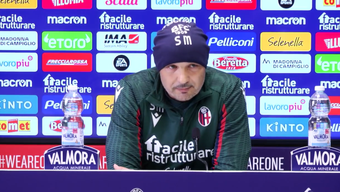 Mihajlovic a annoncé une triste nouvelle ce matin en conférence de presse. Capture/BolognaFC19