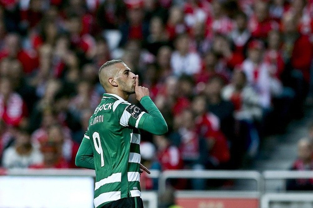 Slimani a résilié son contrat avec le Sporting CP. twitter