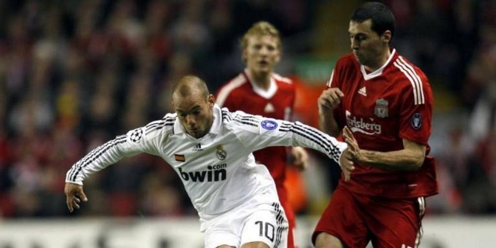 Sneijder confessed that he had a hard time when he played for Madrid. EFE