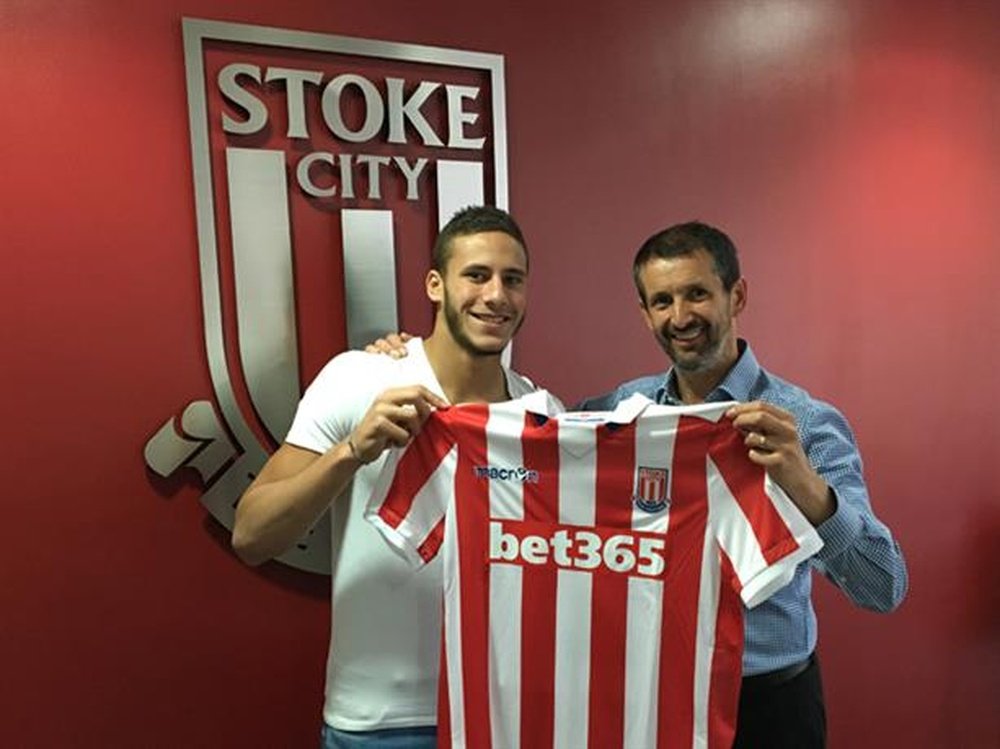 Sobhi is officially presented as a Stoke player. StokeCityFC