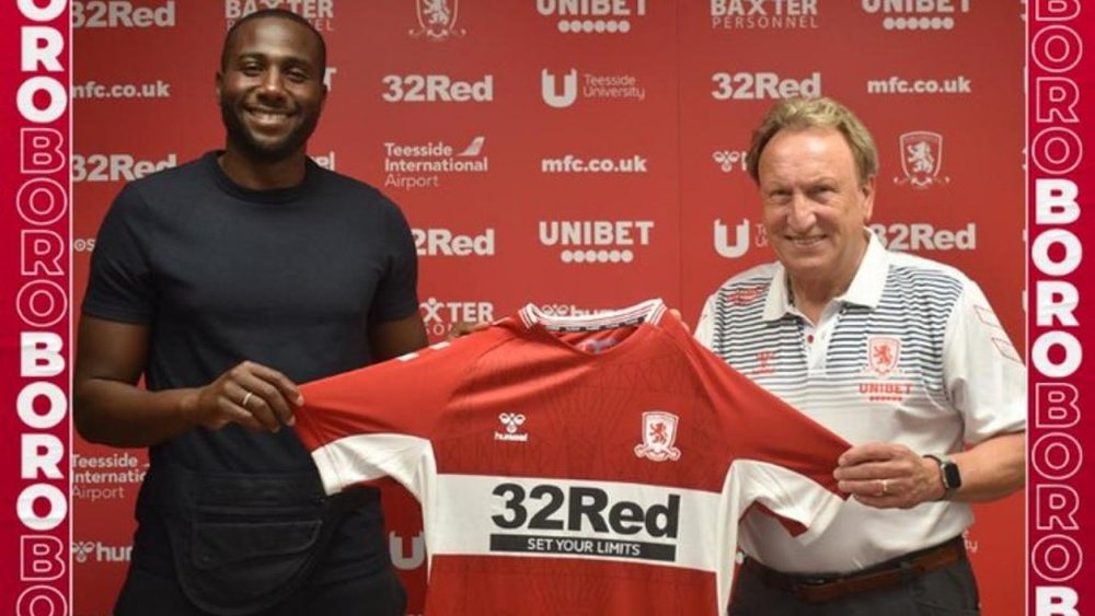 Sol Bamba signed for Middlesbrough. Twitter/Boro