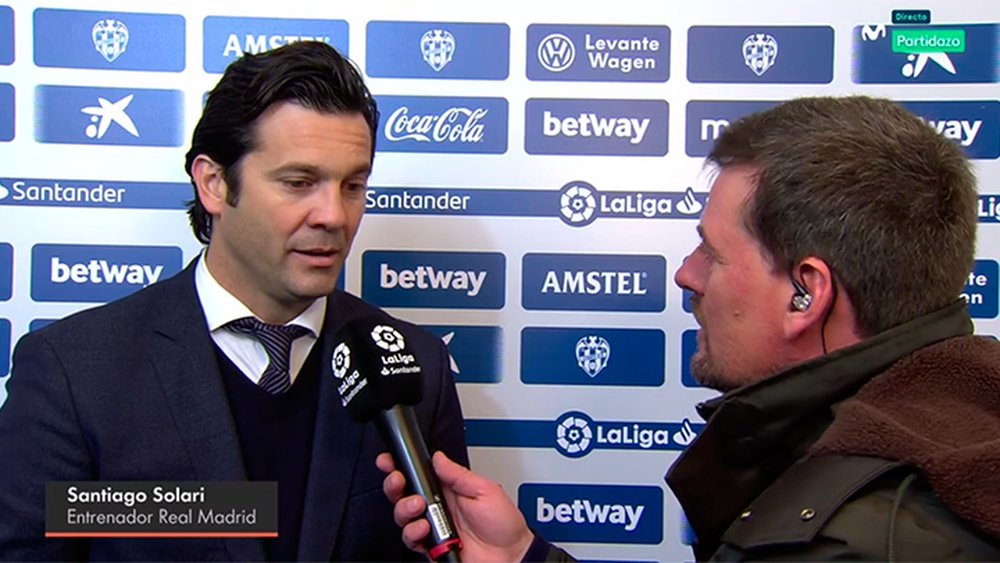 Solari no tiene dudas. Captura/Movistar